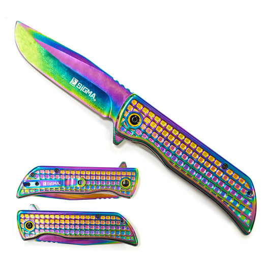 Sigma KSB4401RB Ball-Bearing Flipper Knife | 3.75-Inch 8Cr Blade