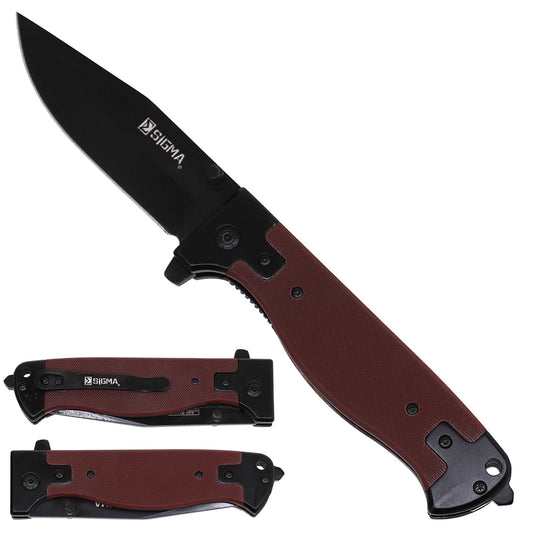 Sigma KSB468BBD Ball-Bearing Folding Knife | G10 Handle