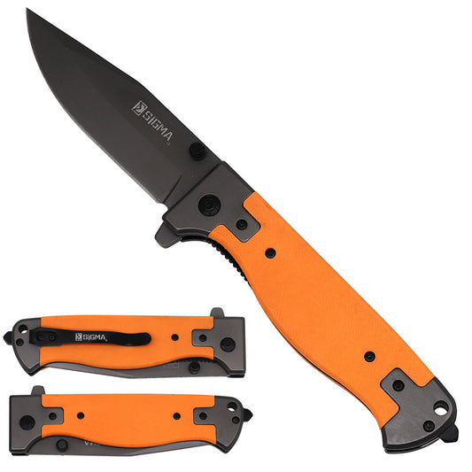 Sigma KSB468GOR Ball-Bearing Folding Knife | 8Cr14 Blade