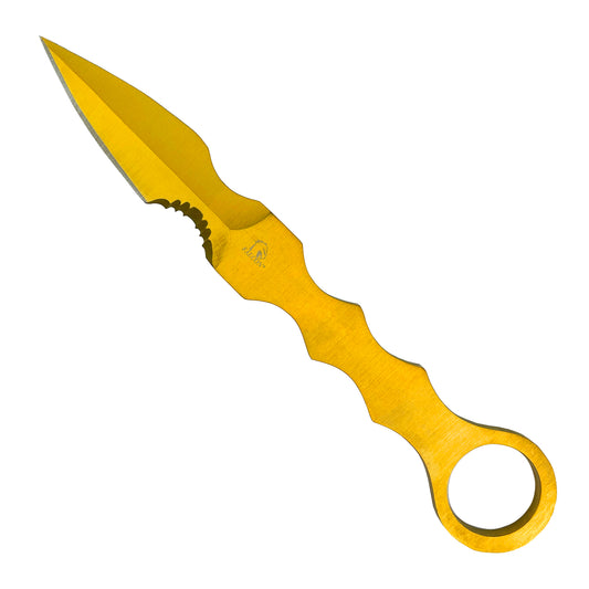 Falcon Gold Tactical Knife Fixed Blade