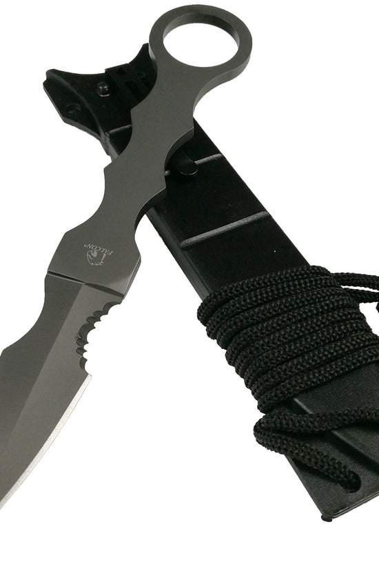 Falcon 7.5" Gray Tactical Knife