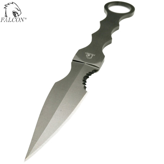 Falcon 7.5" Gray Tactical Knife