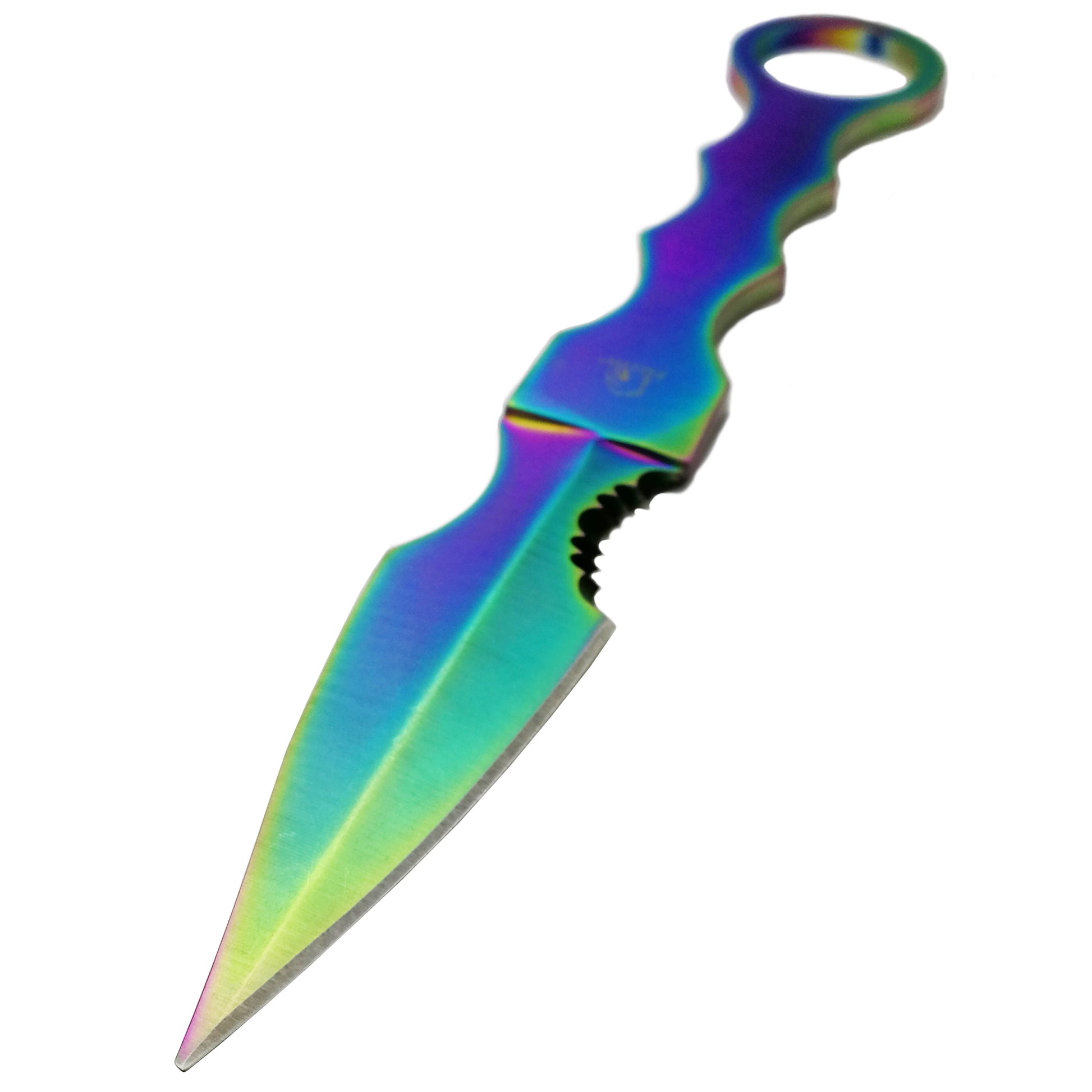 Falcon 7.5" Rainbow Tactical Knife