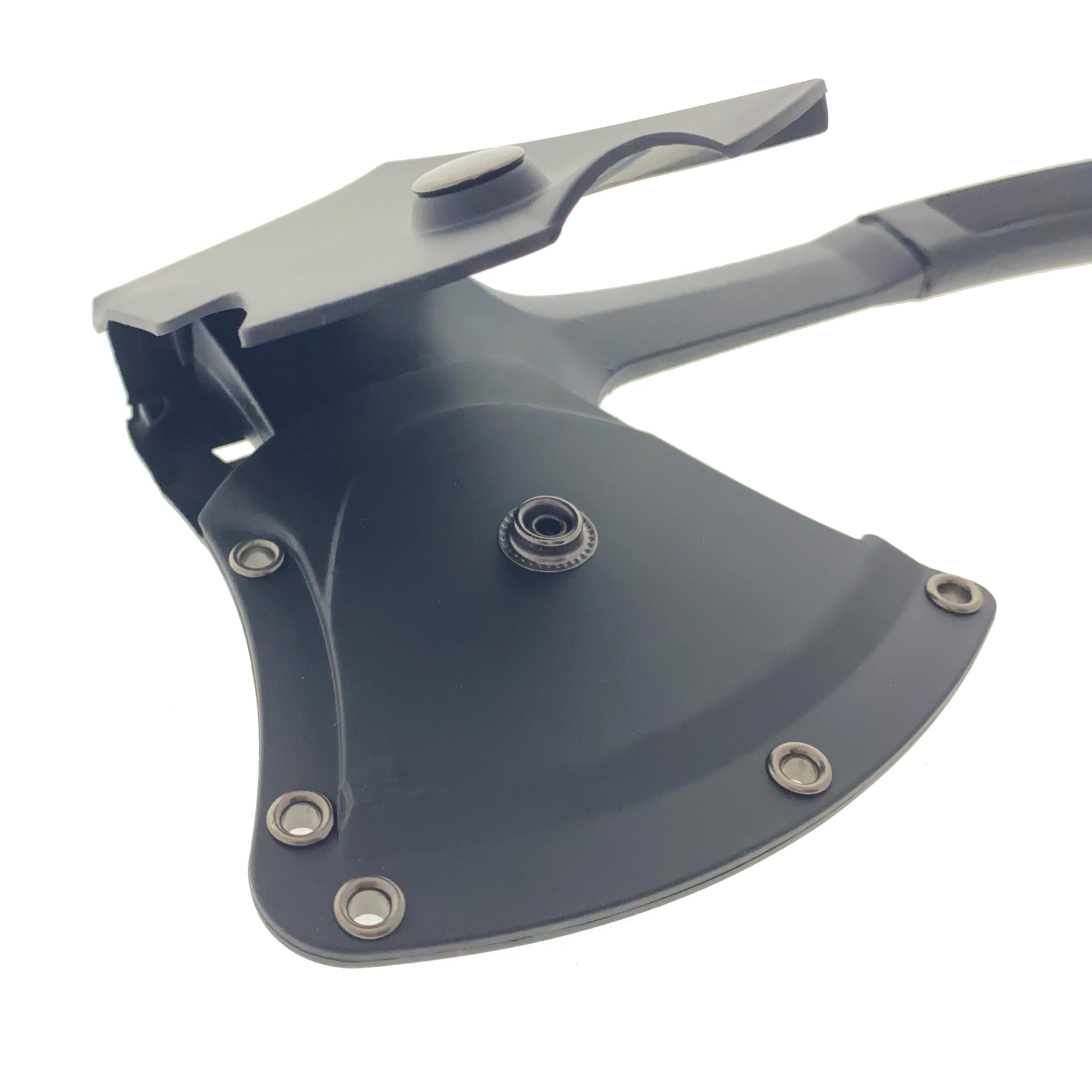 Axe head cover with rivets