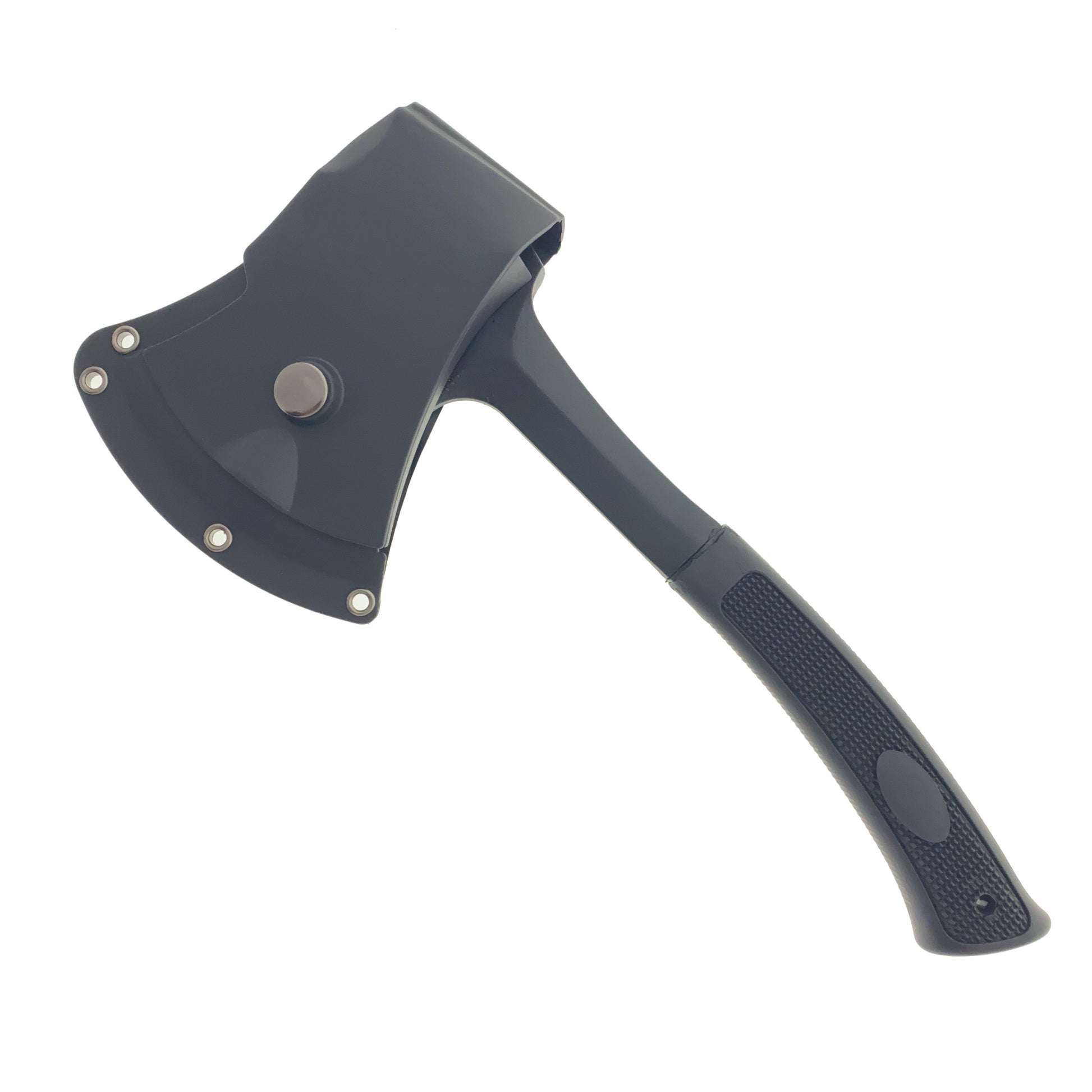 Falcon 11" Overall Survival Axe, ABS Scabbard, Rubber Handle