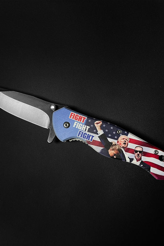 4.35" Black Blade /Fight  Handle / Assisted Knife