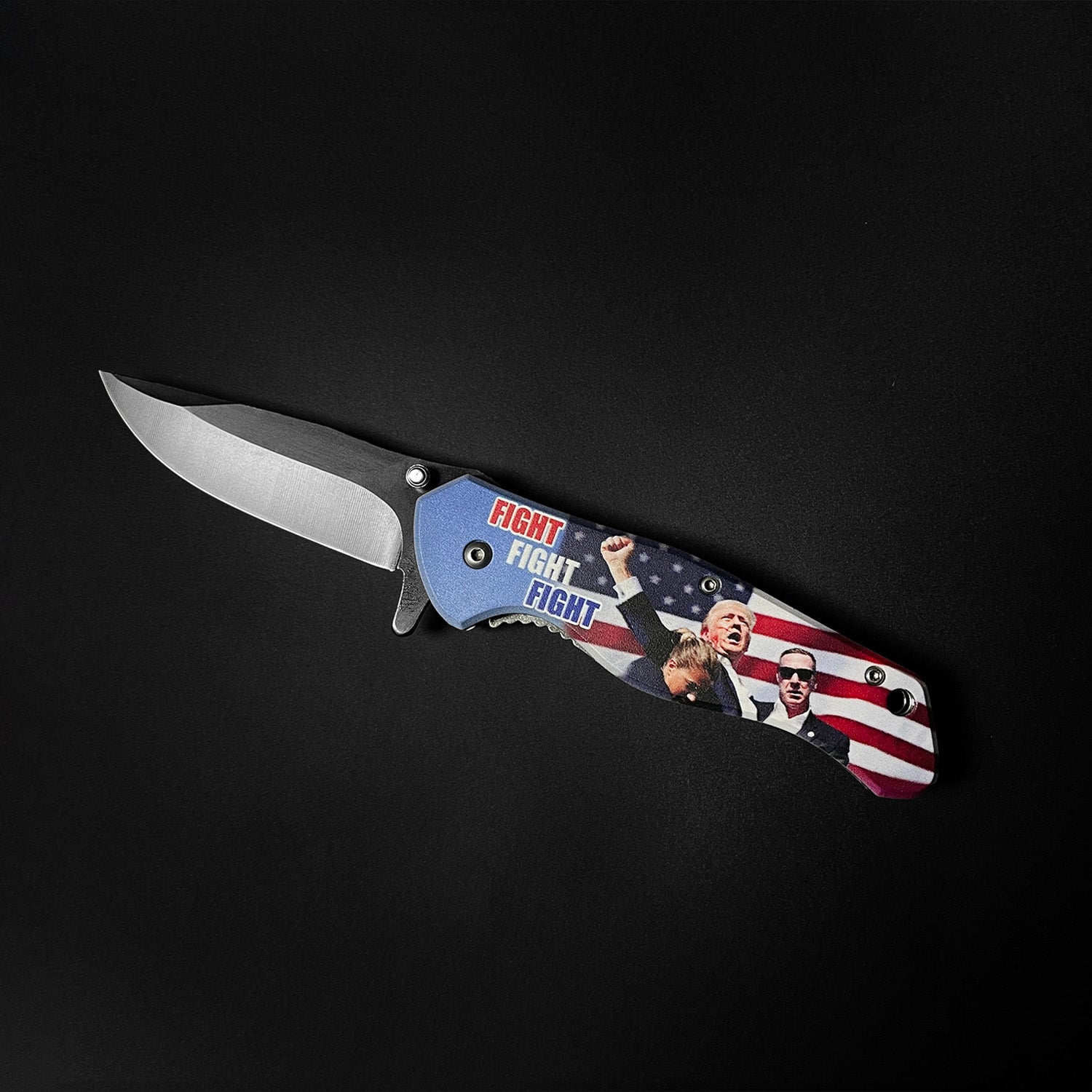 4.35" Black Blade /Fight  Handle / Assisted Knife