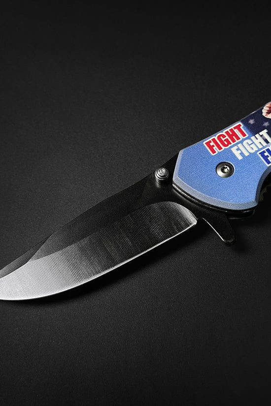 4.35" Black Blade /Fight  Handle / Assisted Knife