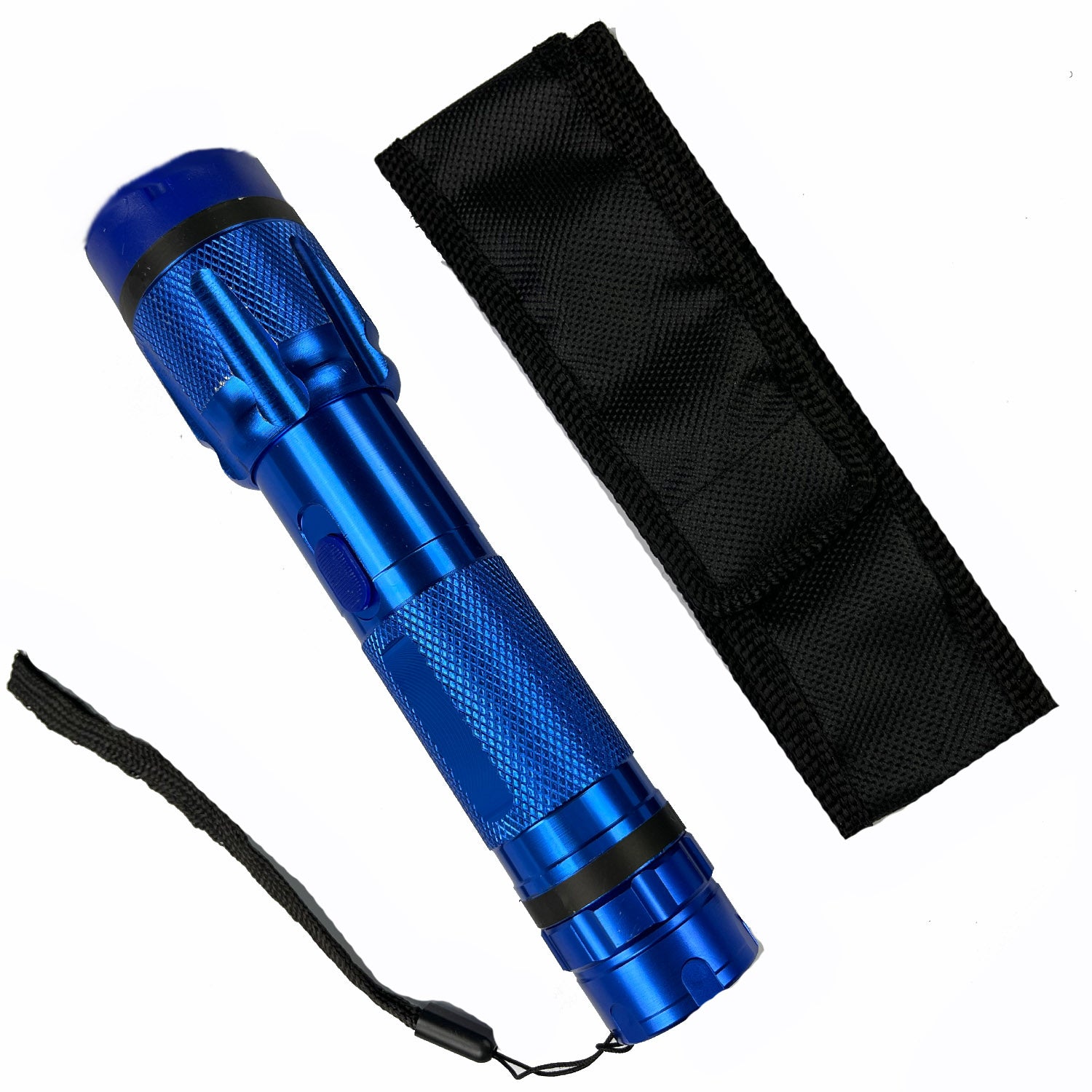 6.75" Blue Stun Gun with Led Light 3 Million Volt