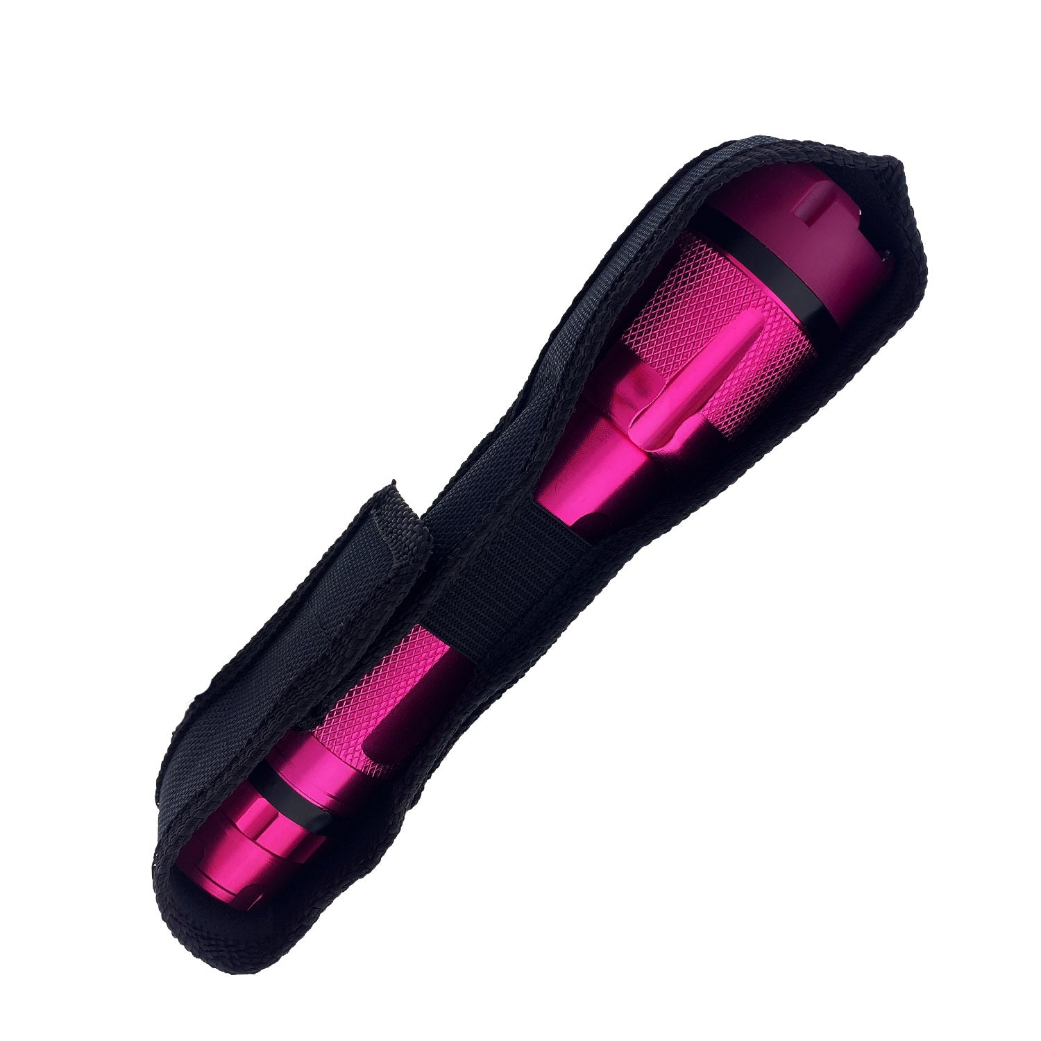 6.75" Pink Stun Gun Flashlight with Safety Switch | Guild Arms
