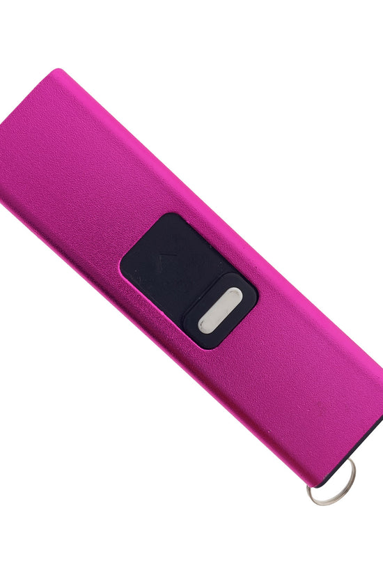 Sleek pink rectangular USB drive