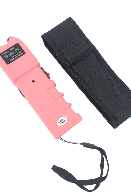 Pink Stun Gun with LED Flashlight – Self-Defense Stun Guns for Sale
