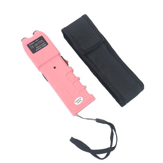 Pink Stun Gun with LED Flashlight – Self-Defense Stun Guns for Sale