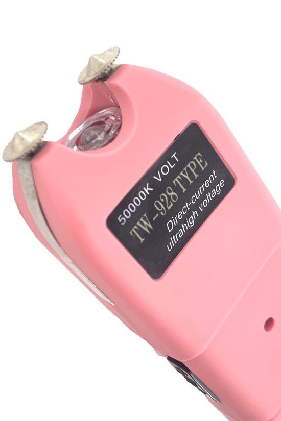 Pink Stun Gun w/ LED Flashlight