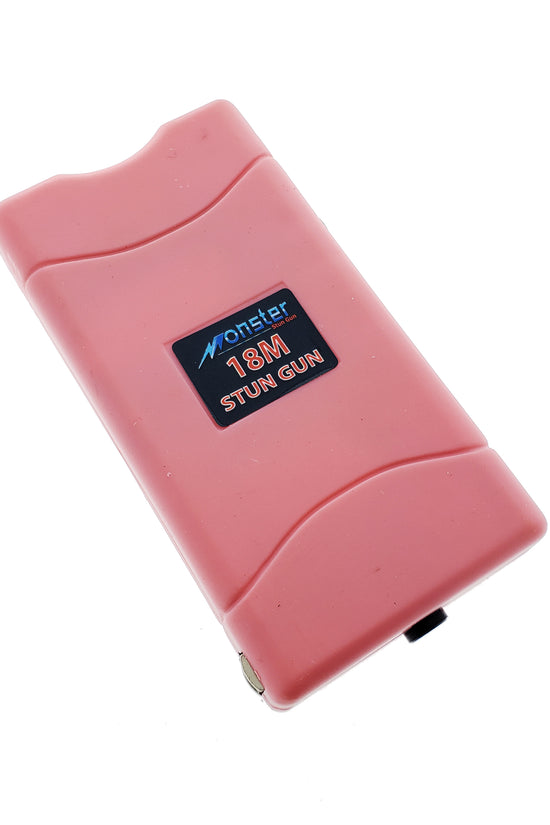18M Pink stun gun with LED Flashlight