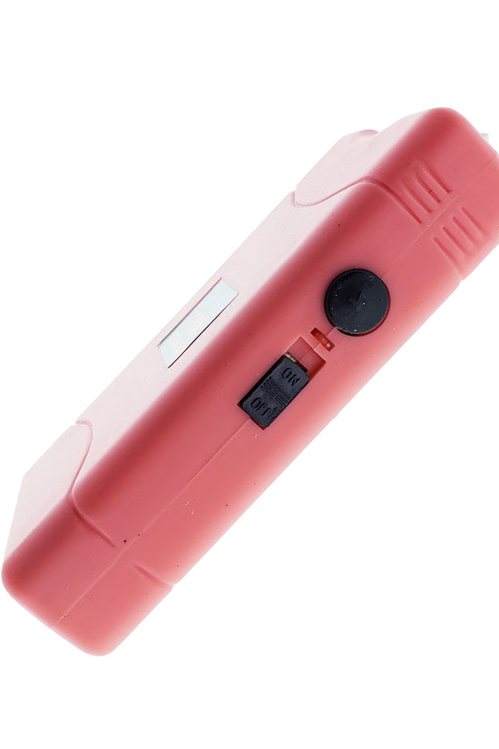 18M Pink stun gun with LED Flashlight