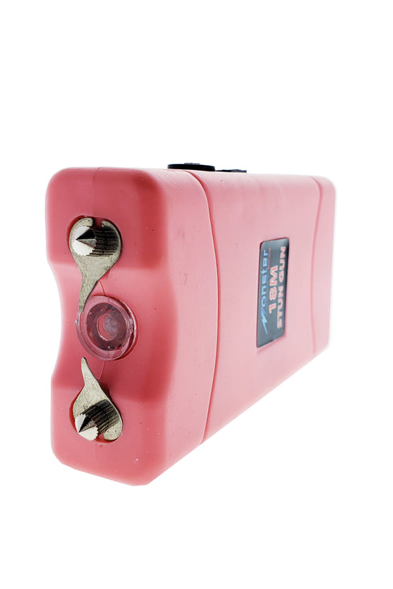 18M Pink stun gun with LED Flashlight