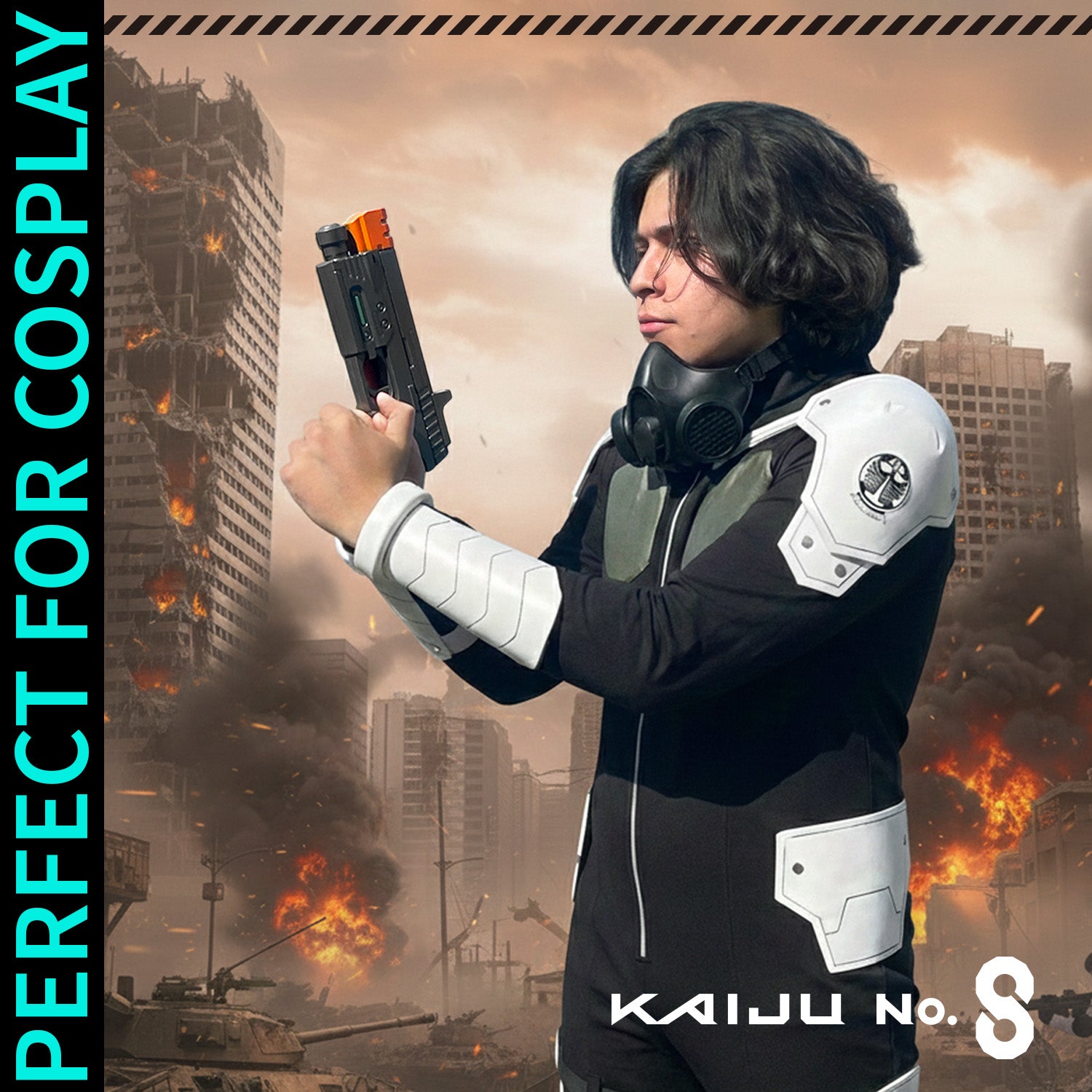 Officially Licensed Kaiju No. 8 Defense Force Kafka's Foam Pistol