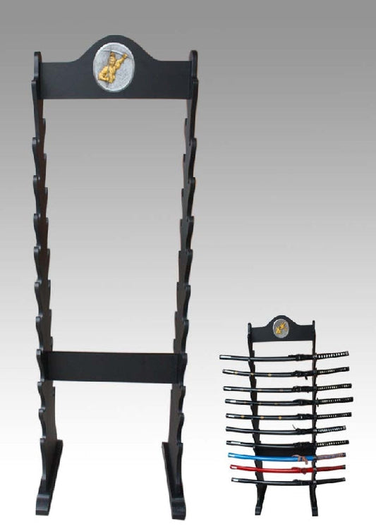 20-Piece Double Side Samurai Sword Display Stand - 19" X 66"