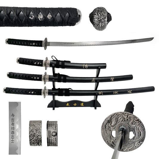 Samurai Sword Set with Stand