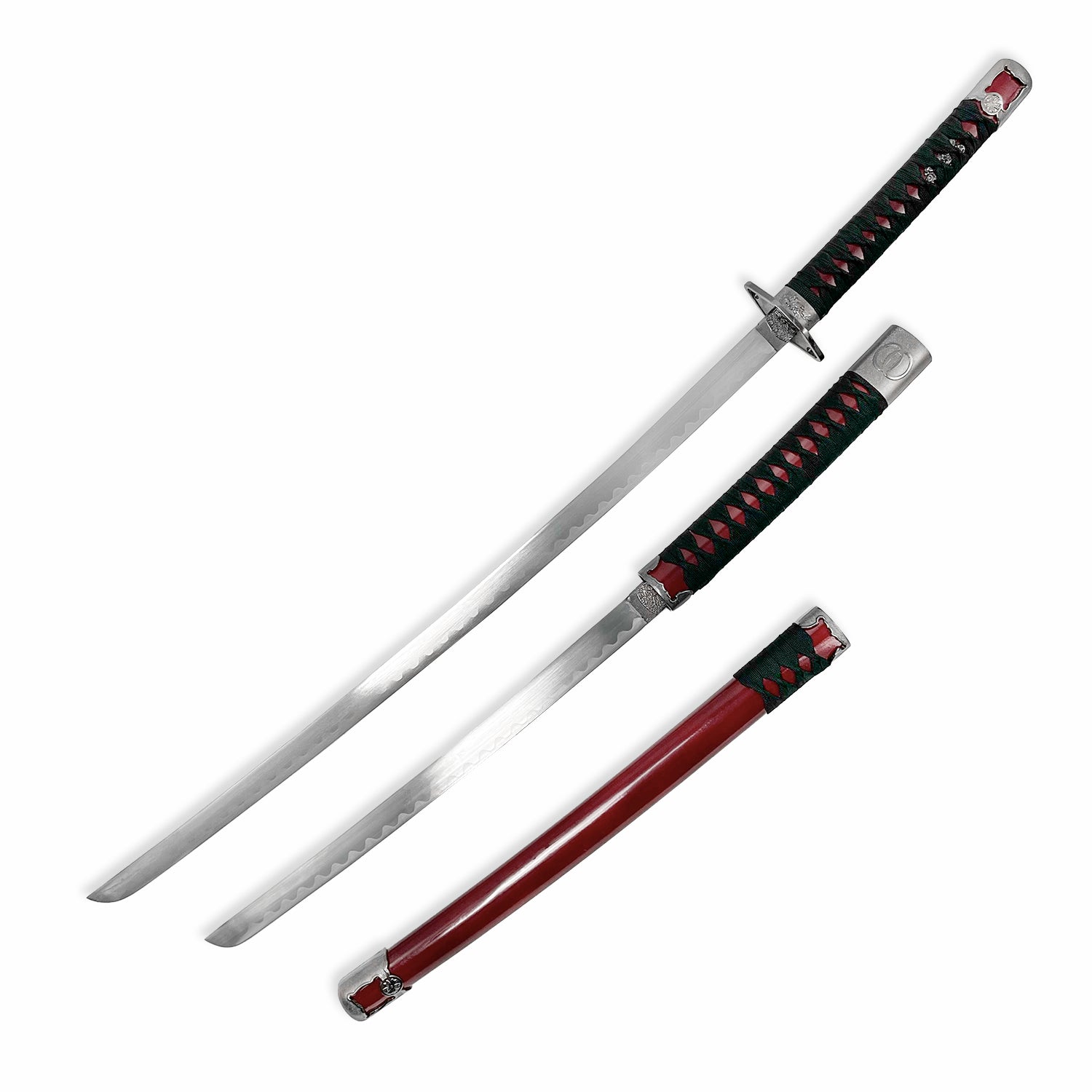 38"  & 28 1/4" Two Blade Samurai Sword Set