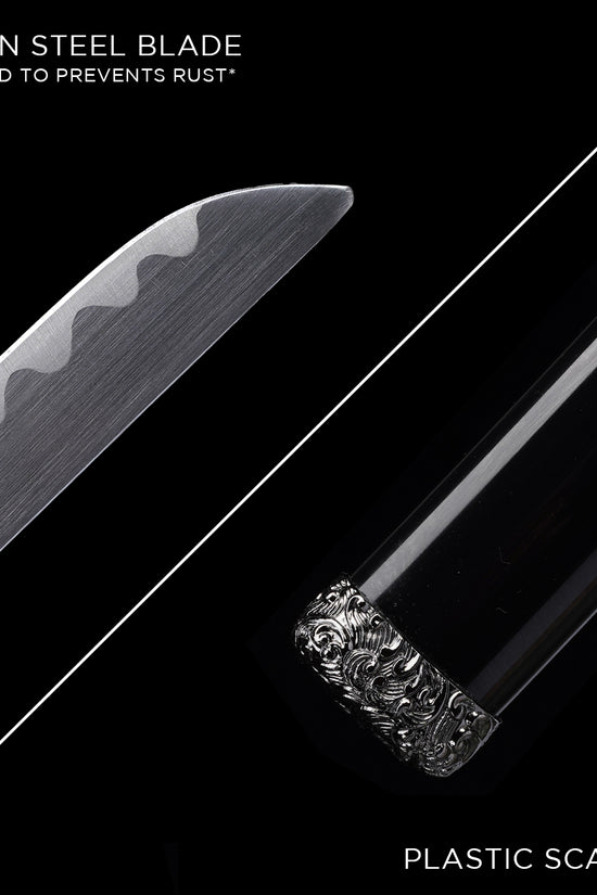 3Pcs Samurai sword set, Plastic scabbard