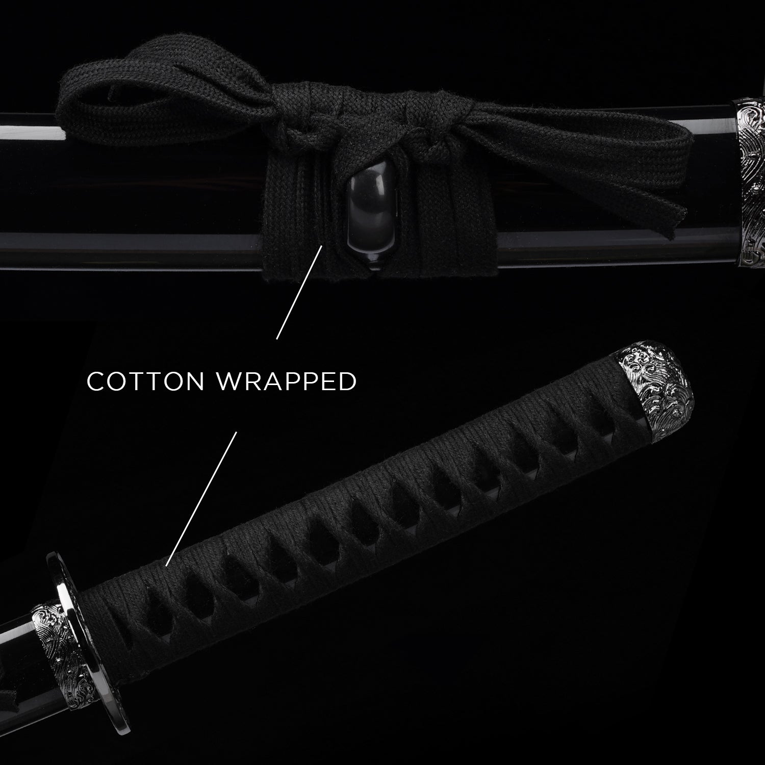 3Pcs Samurai sword set, Plastic scabbard