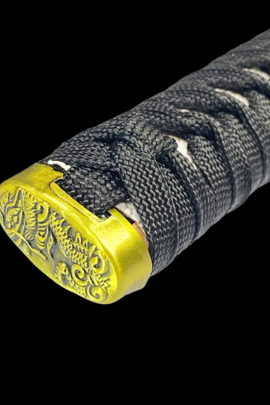 Bishamon Dragon on Scabbard Samurai Sword w/ Stand Set