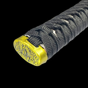 Bishamon Dragon on Scabbard Samurai Sword w/ Stand Set