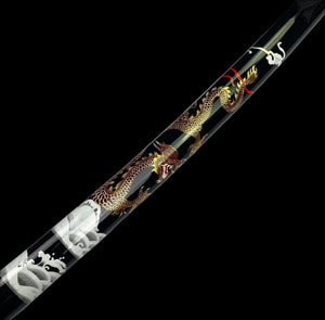 Bishamon Dragon on Scabbard Samurai Sword w/ Stand Set
