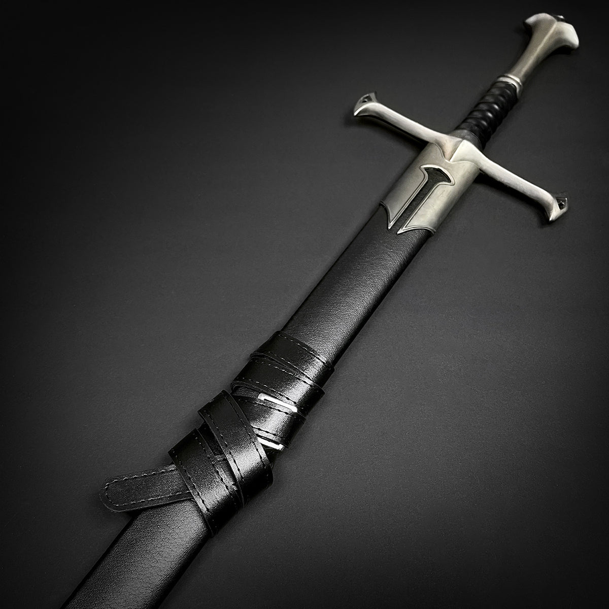 Collectible Medieval Sword Replica with Scabbard