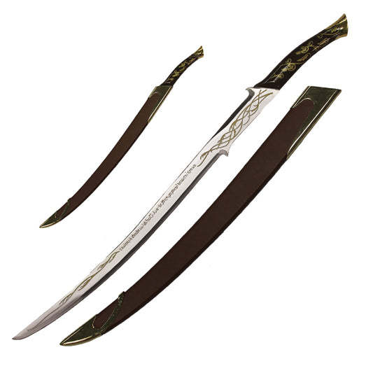 38.5" Blade w/ Brown Red Handle; Princess Fighting Sword