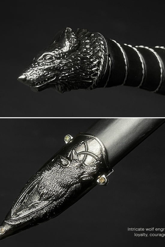 33" Howling Wolf Sword