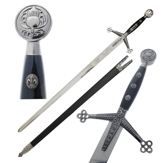 Wholesale Claymore Sword with Scabbard - Medieval Swords