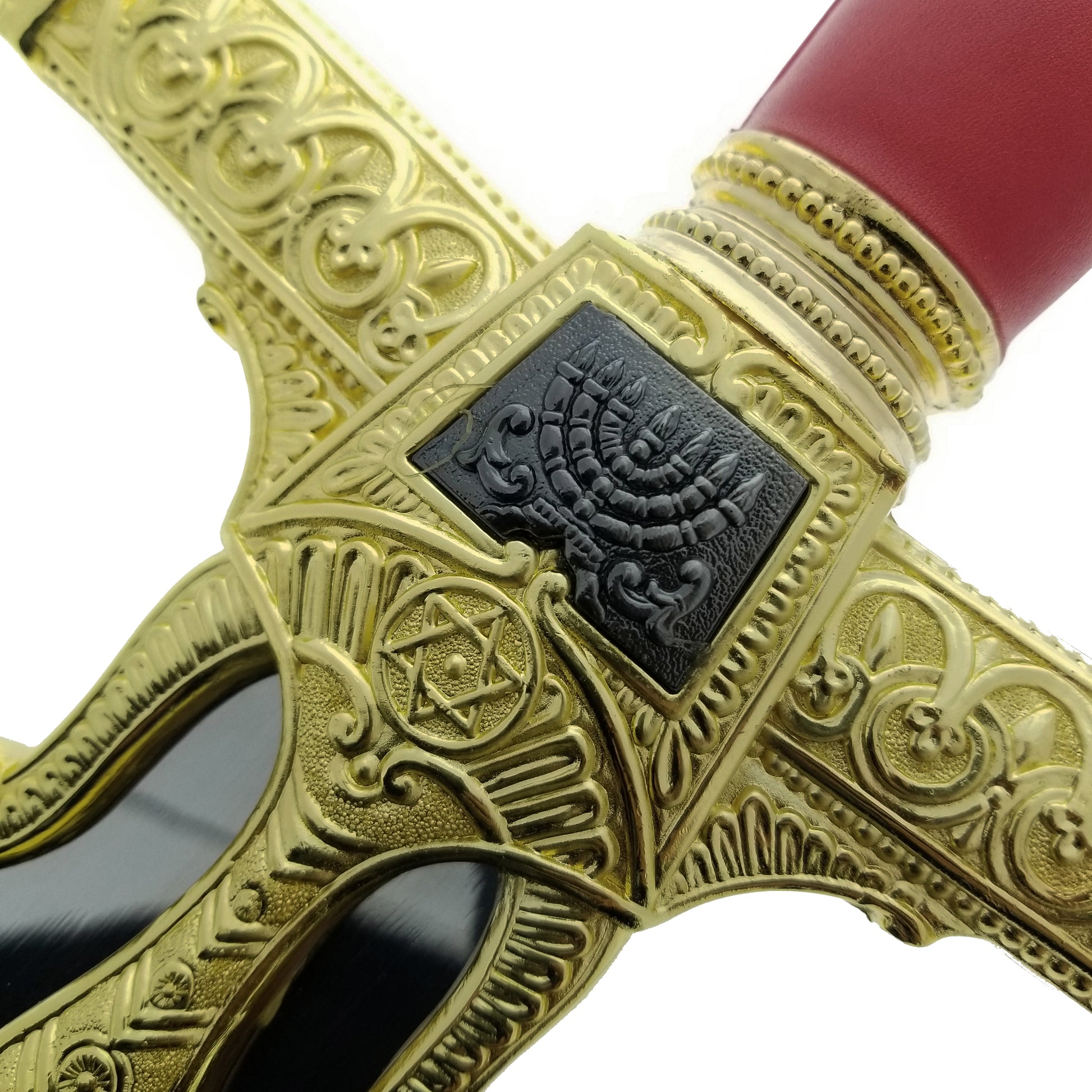 Decorative Red King Solomon Medieval Sword