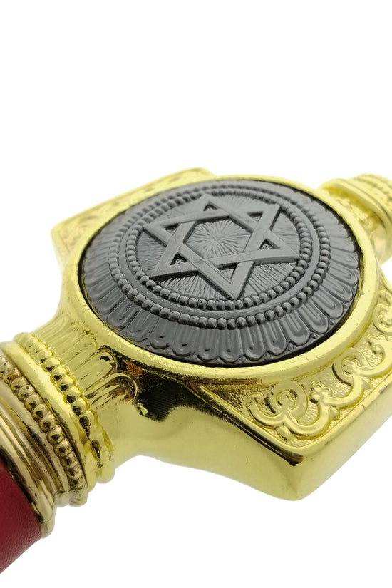 Decorative Red King Solomon Medieval Sword