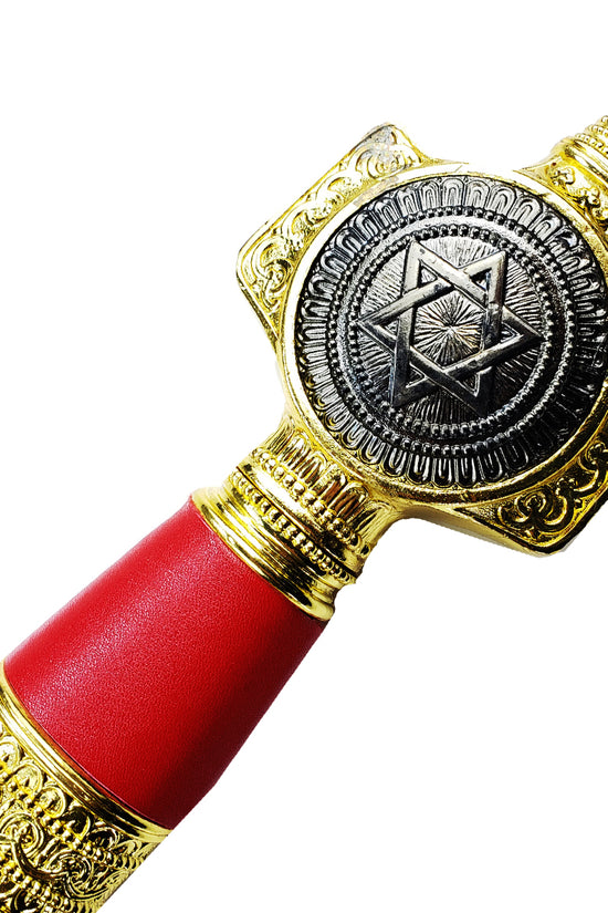 Decorative Red King Solomon Medieval Sword