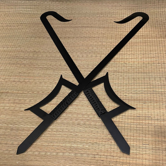 33" 2 Pcs Set Chinese Hook Sword