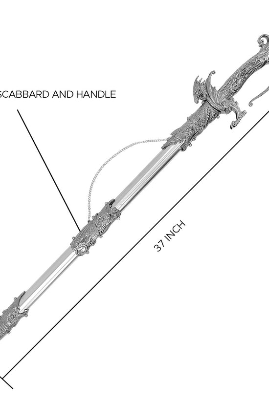 36.75" Silver Dragon Sword