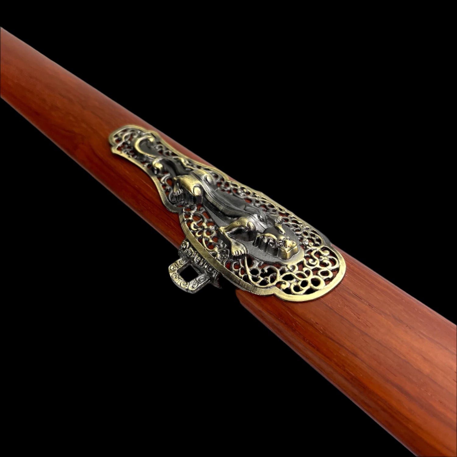 Front Laser w/ "Hua Mulan" on front of sword