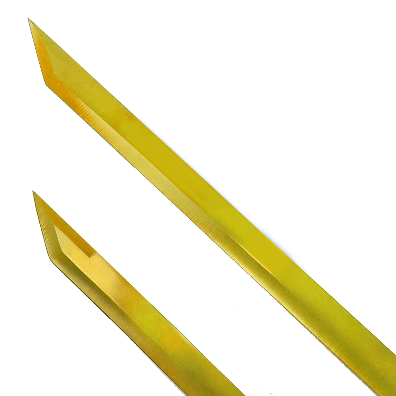 2 PCs Gold Machete Set