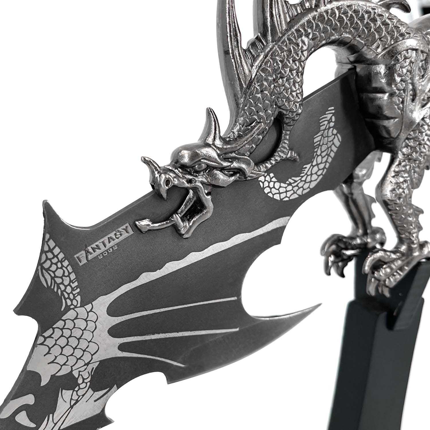 21" Dragon Fantasy Dagger w/display stand