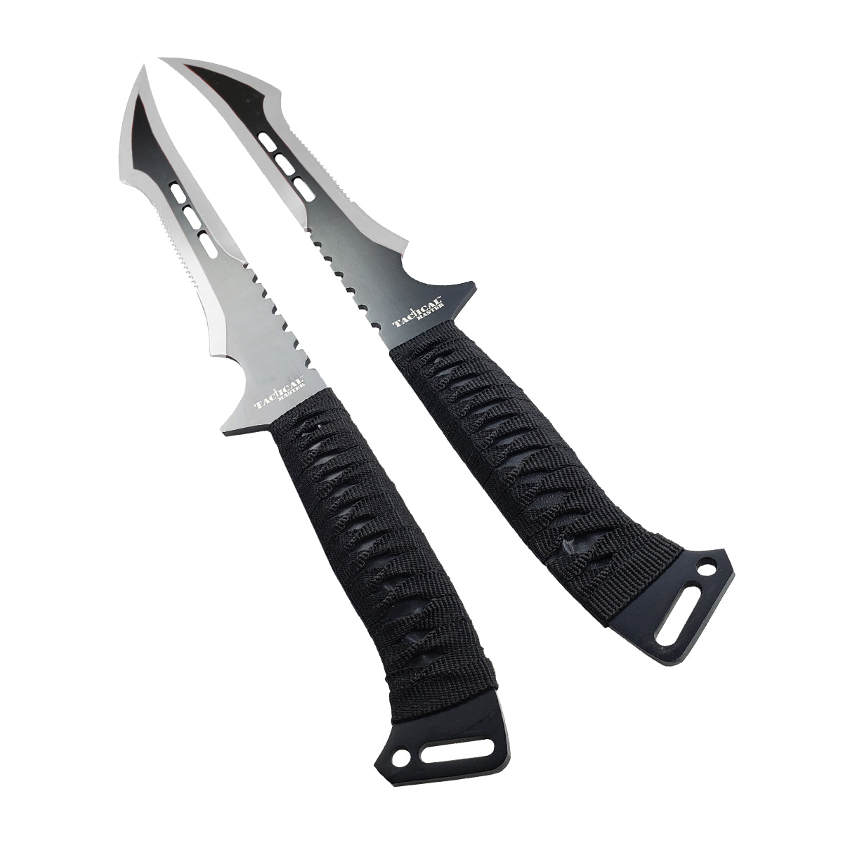 Tactical Master 27" Twin Tactical Machete Set (Black)