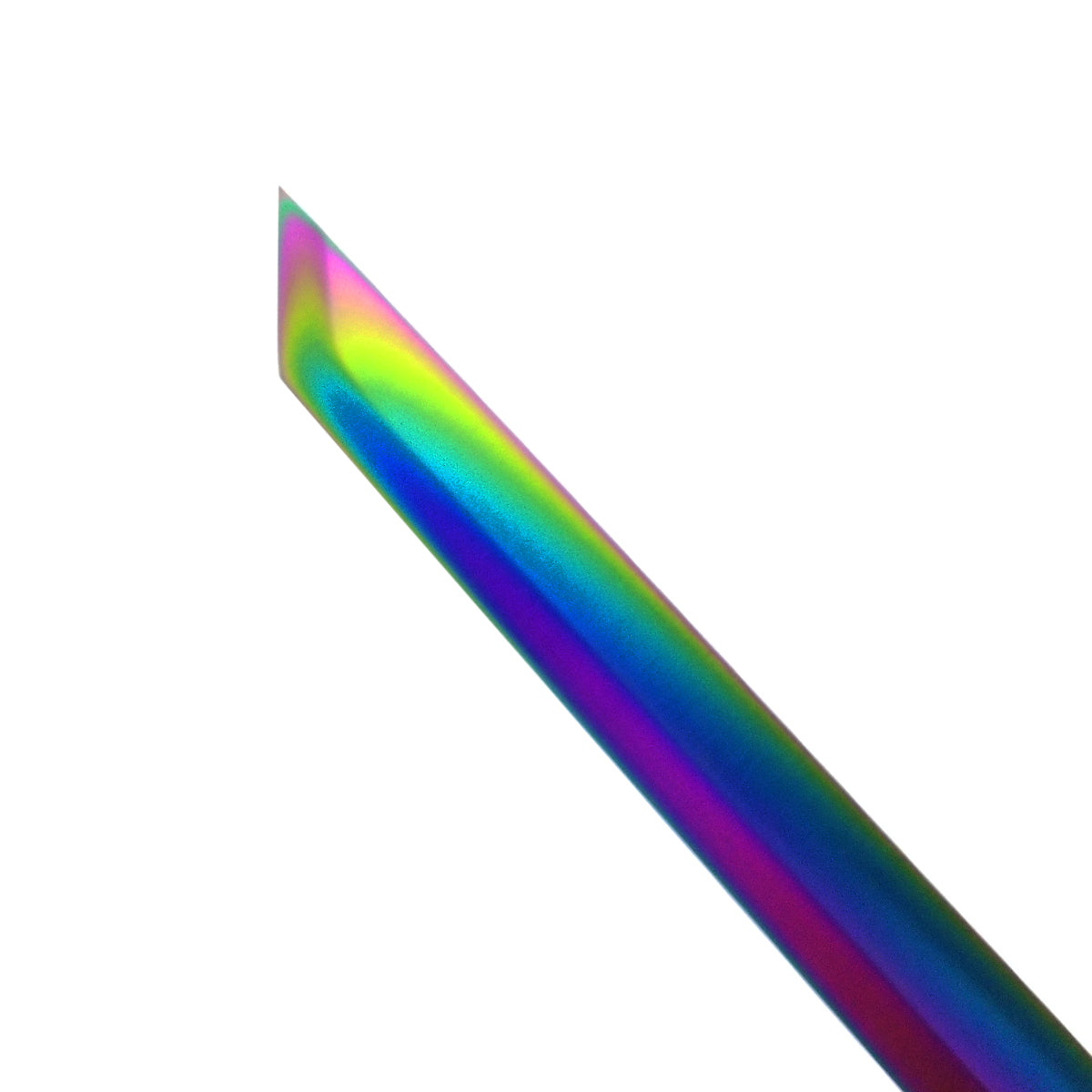 Tactical Master 27" Rainbow Machete Tanto Blade with 2 pcs 6" Throwing Knife