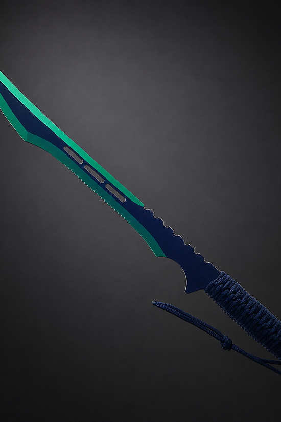 27" Green Tactical Machete