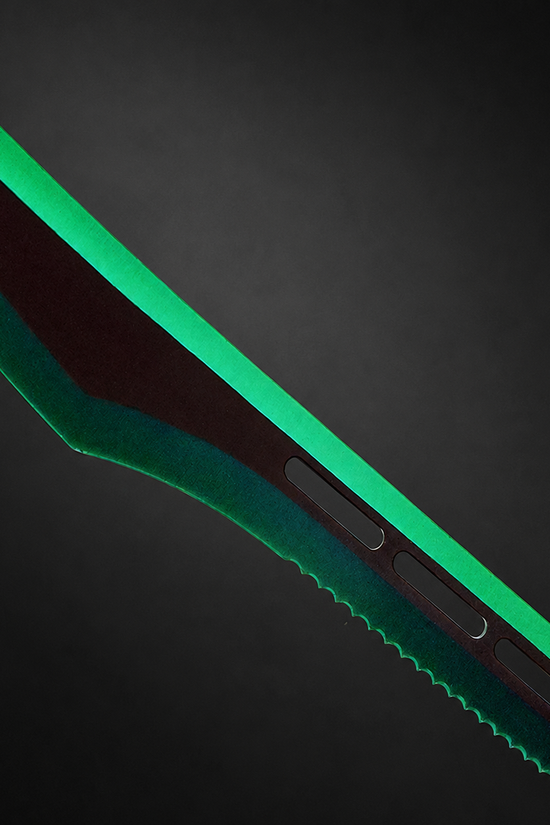 27" Green Tactical Machete