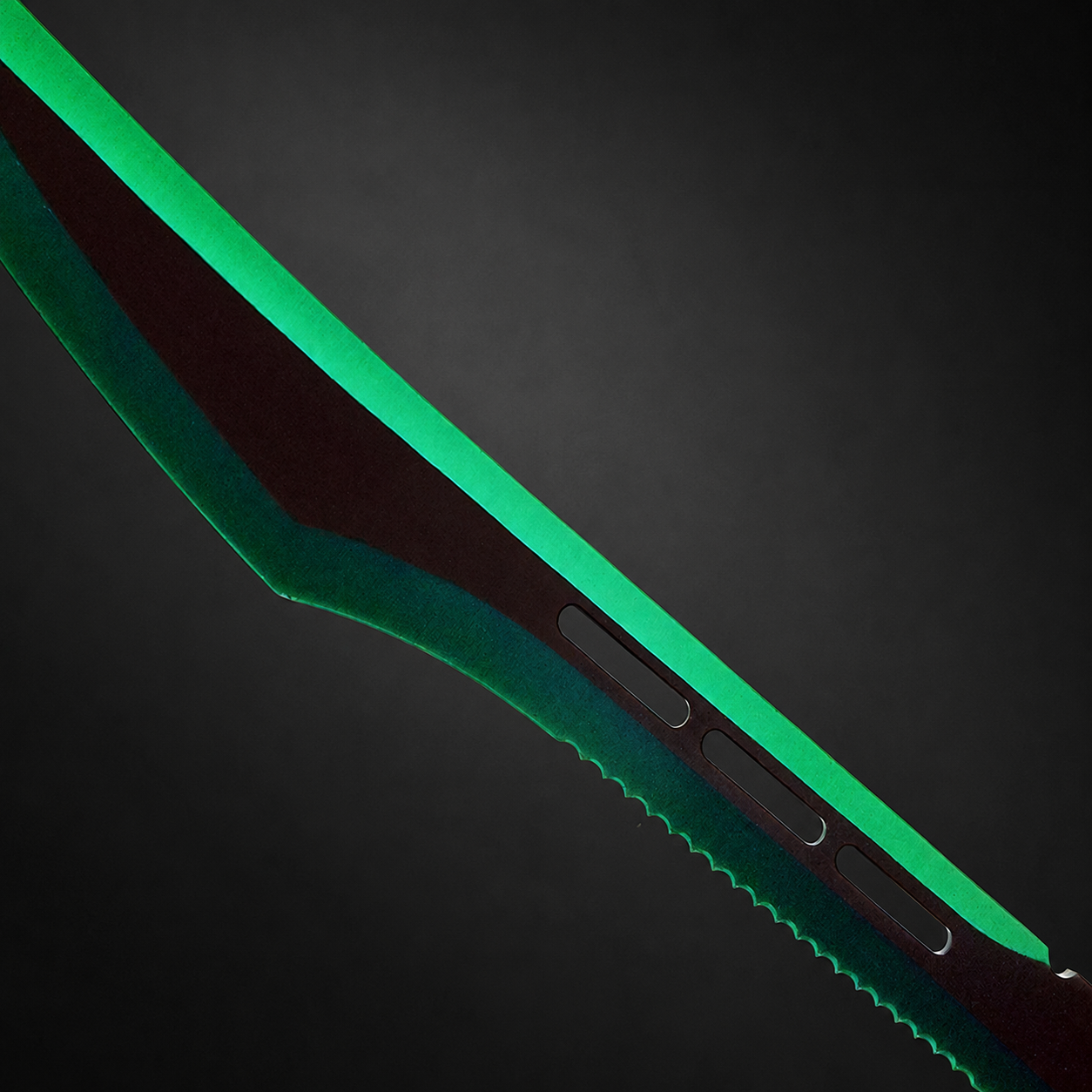 27" Green Tactical Machete