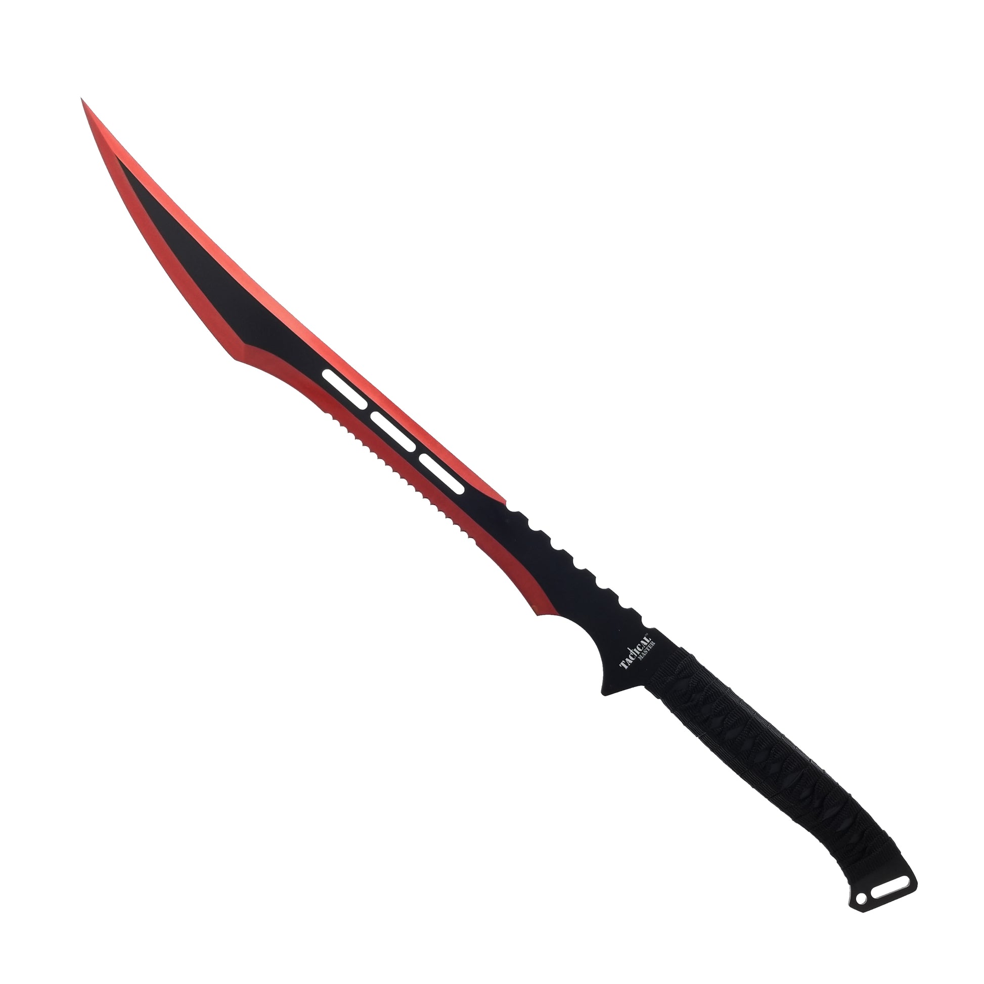 27" Red Tactical Machete