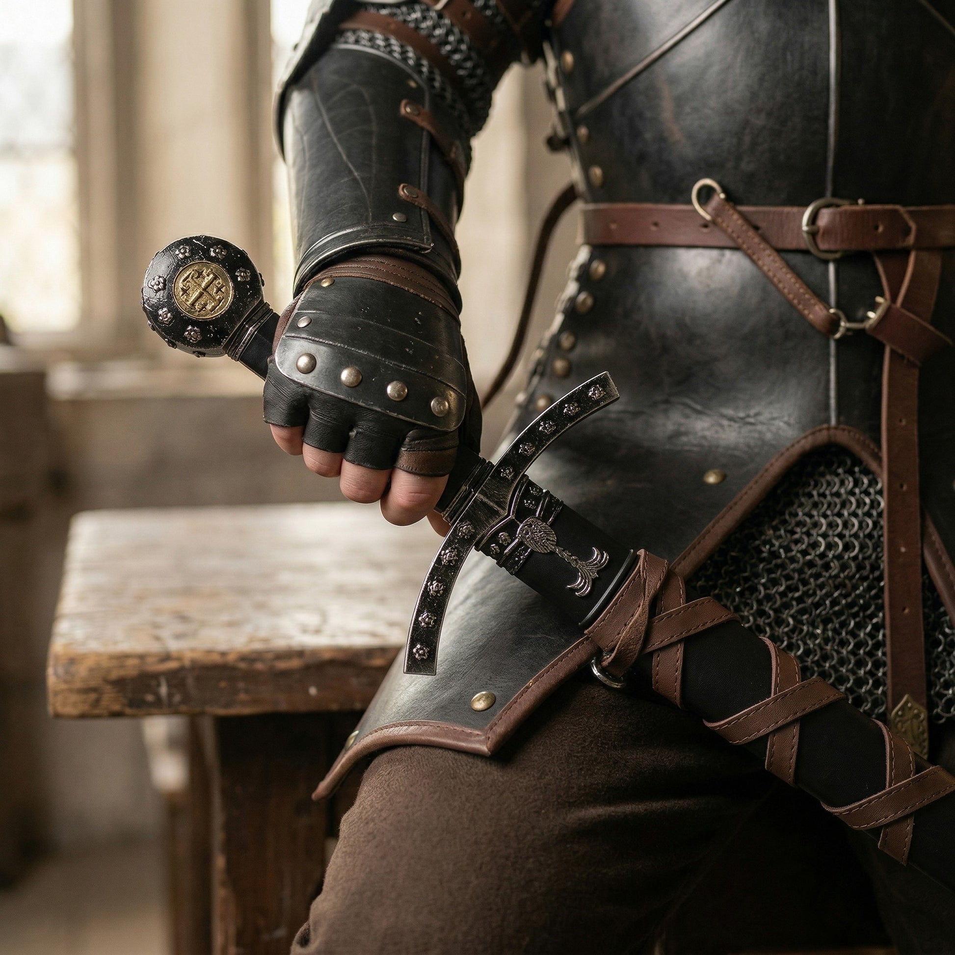 23 1/4" Templar sword