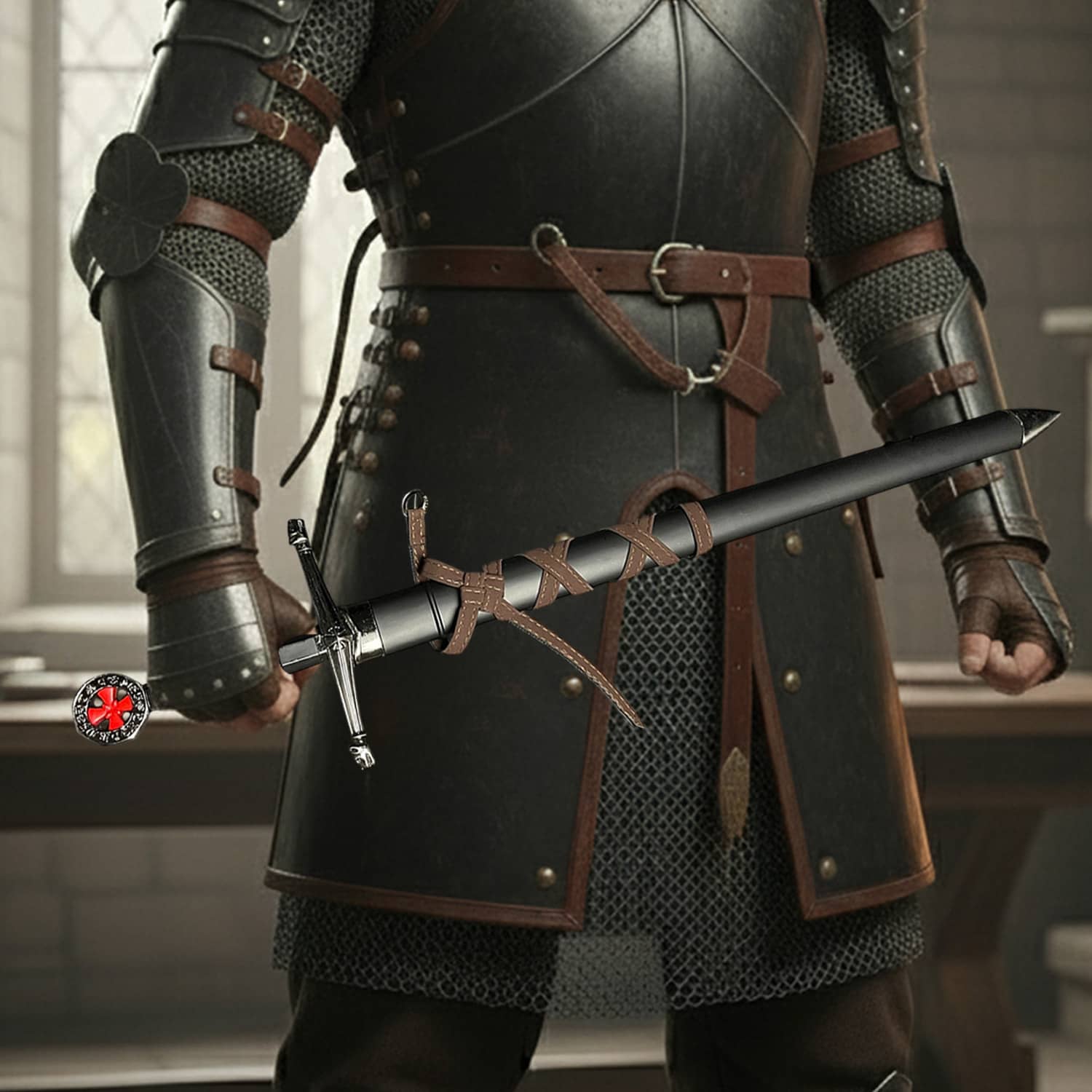 Wholesale Medieval Swords in Bulk | 23 1/4" Templar Sword Wholesale